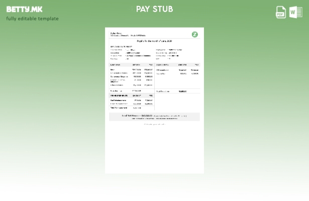 Шаблон за уплатница на корпорацијата Индија Zylker во модерен стил